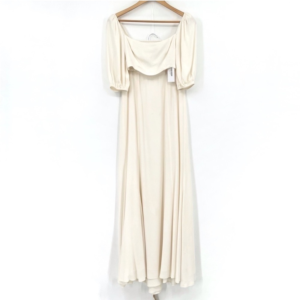 LIMITED EDITION Reformation Brynna Two Piece Wedding Crop Top Skirt Dress Set